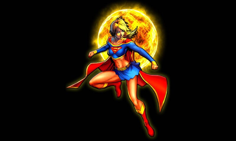 Superwoman in flight