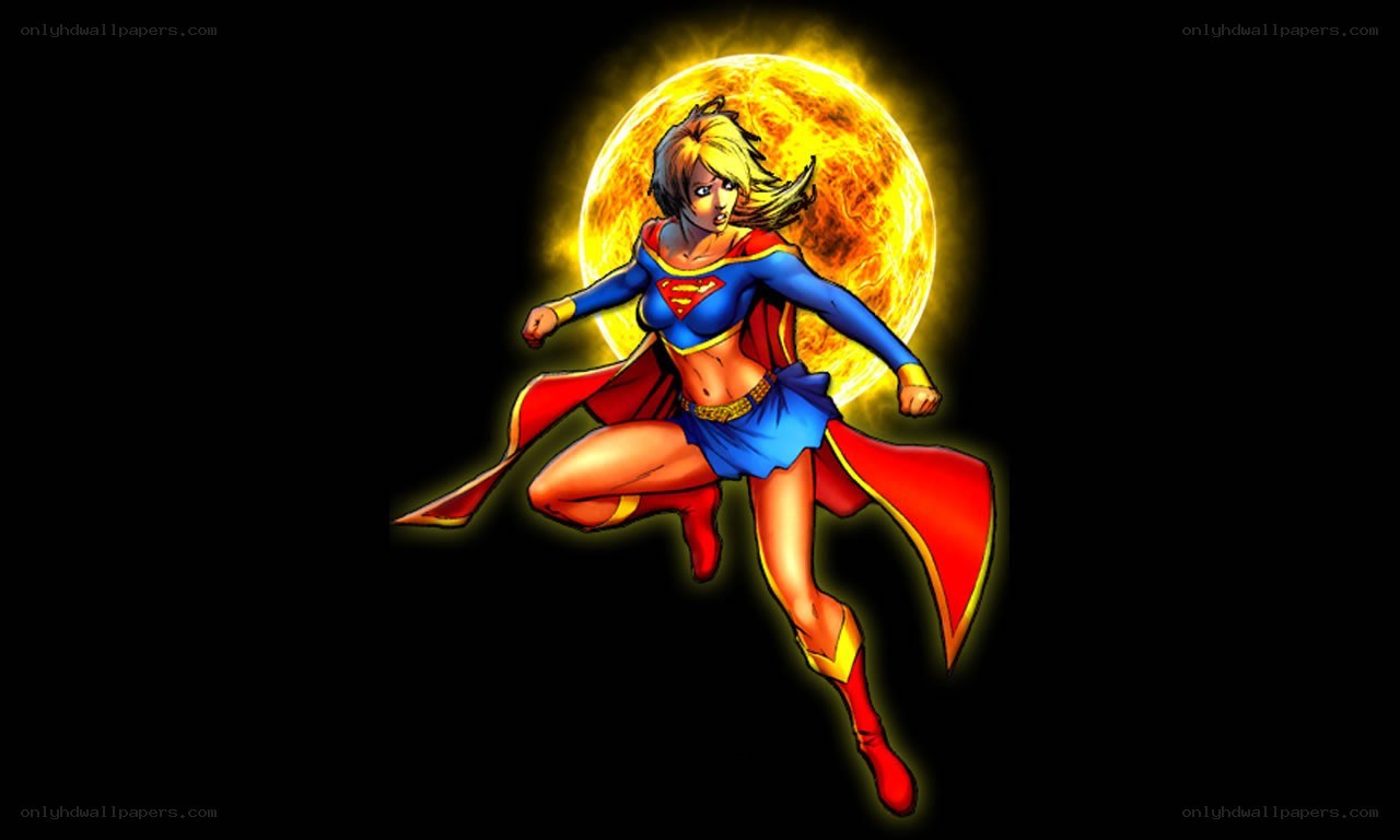 Superwoman in flight