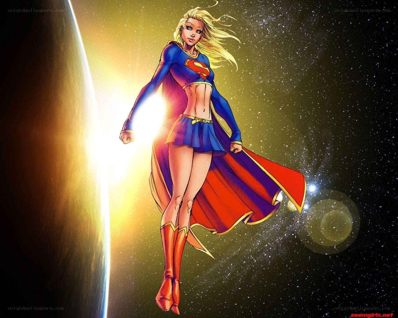Superwoman in space