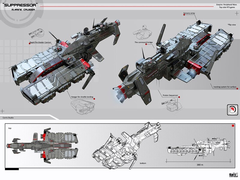 Suppressor Marine Cruiser Design