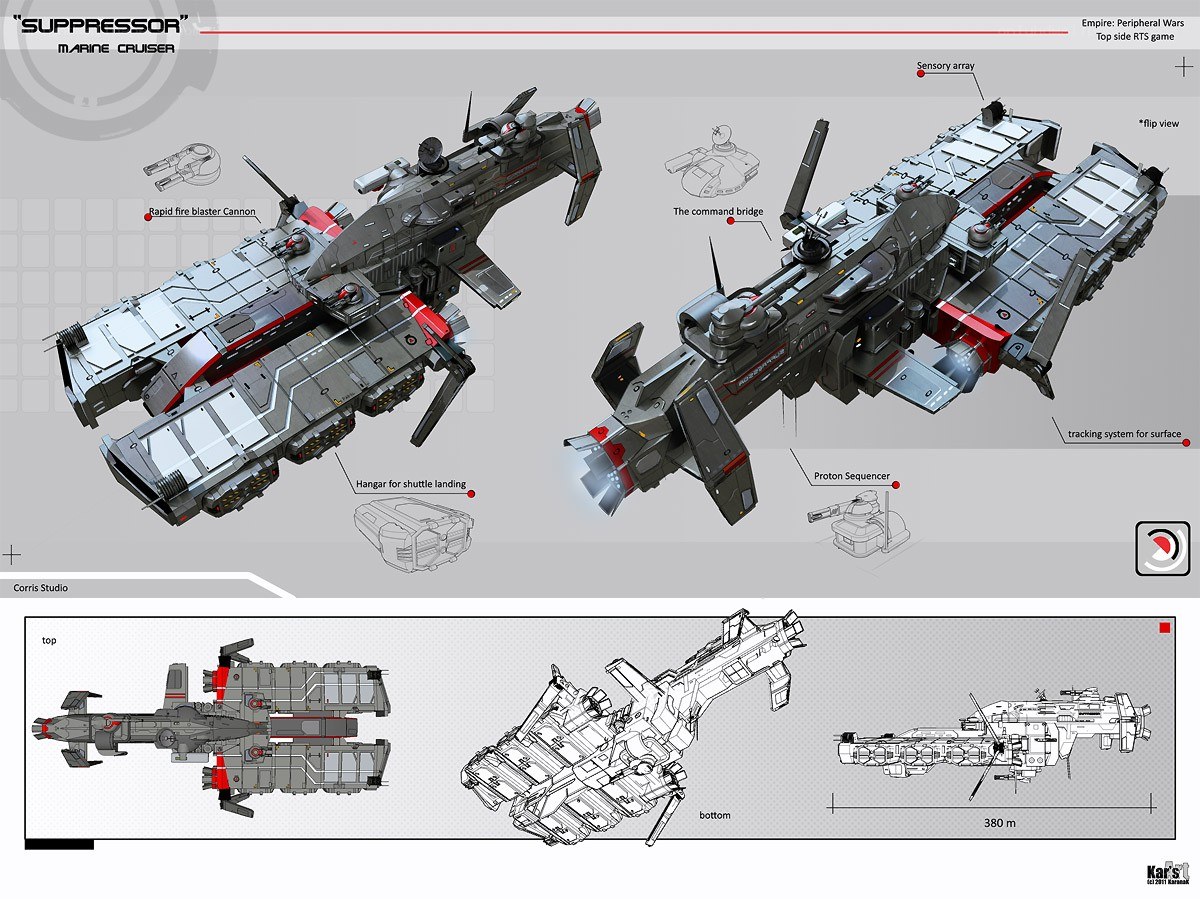Suppressor Marine Cruiser Design