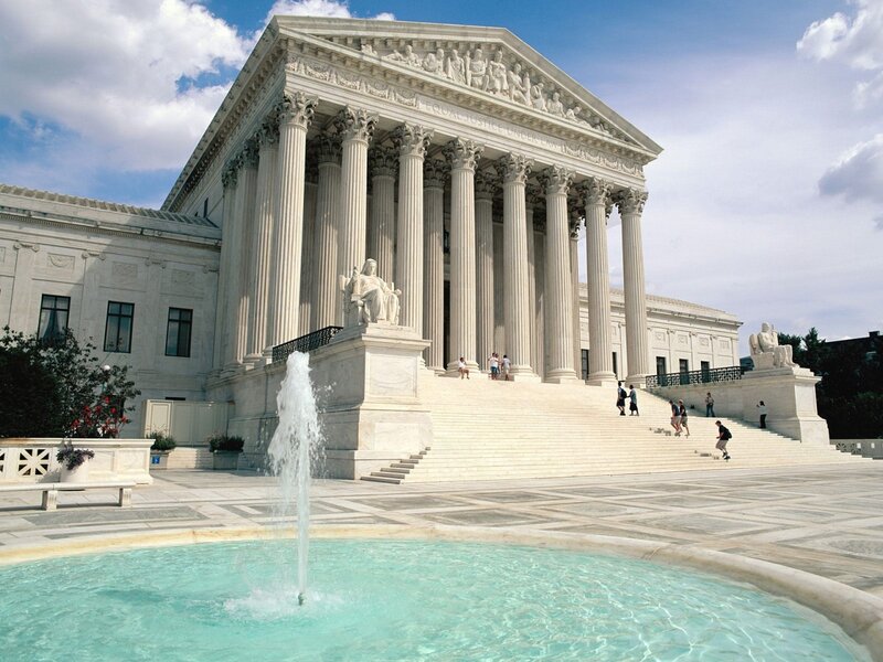 Supreme Court Building — White