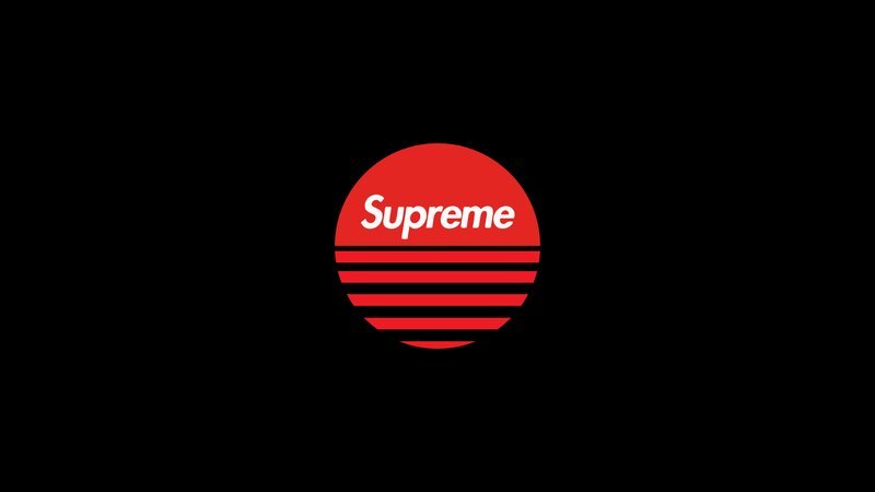 Supreme Logo on Black