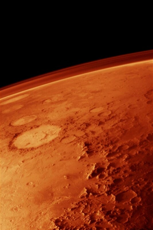Surface of Mars — Orange, Dramatic