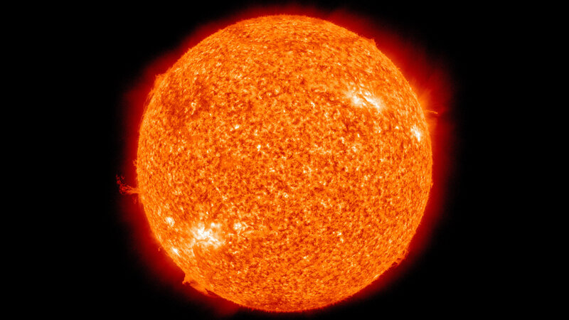 Surface of the Sun — Orange