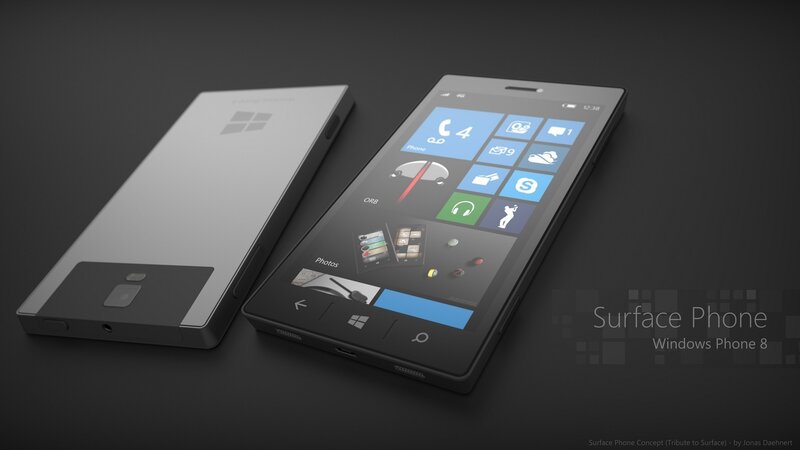 Surface Phone Concept — Black