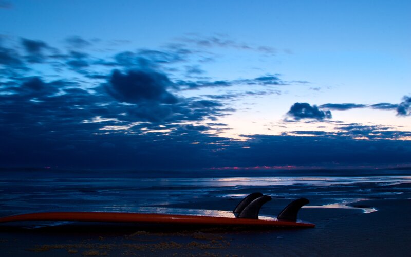 Surfboard on Beach