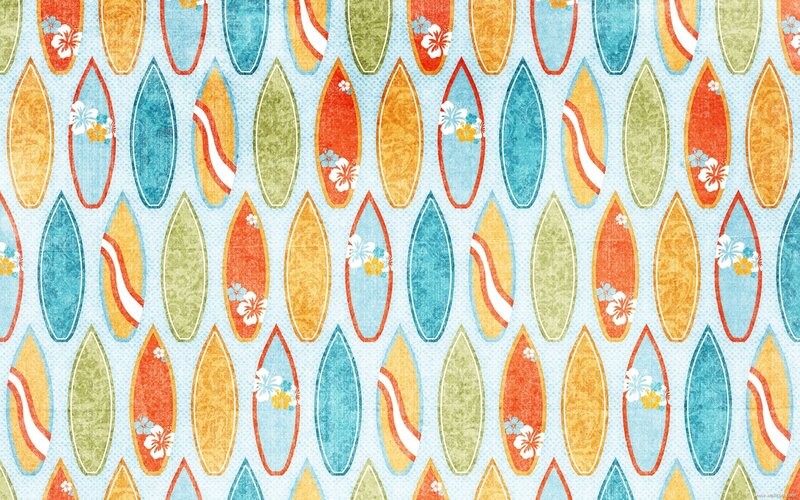 surfboard pattern wallpaper