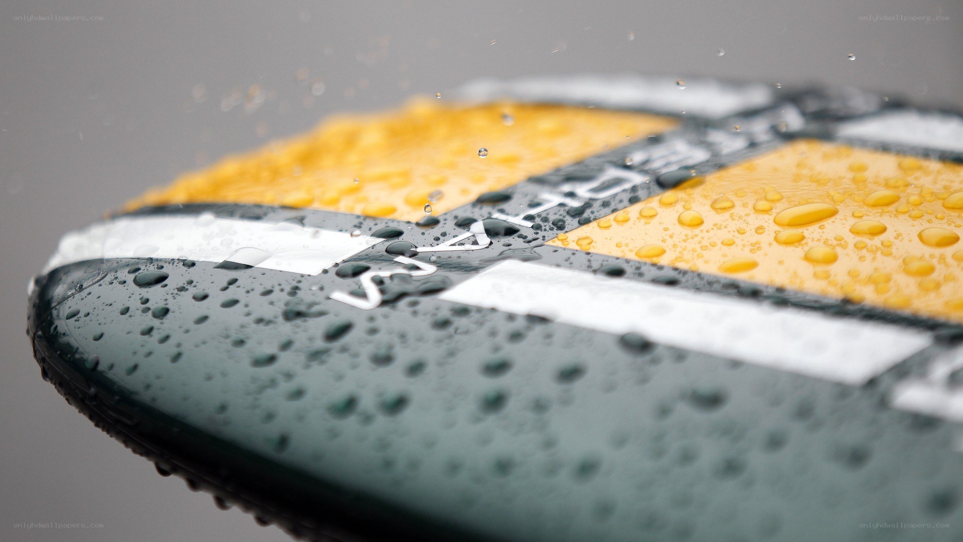 surfboard with water droplets