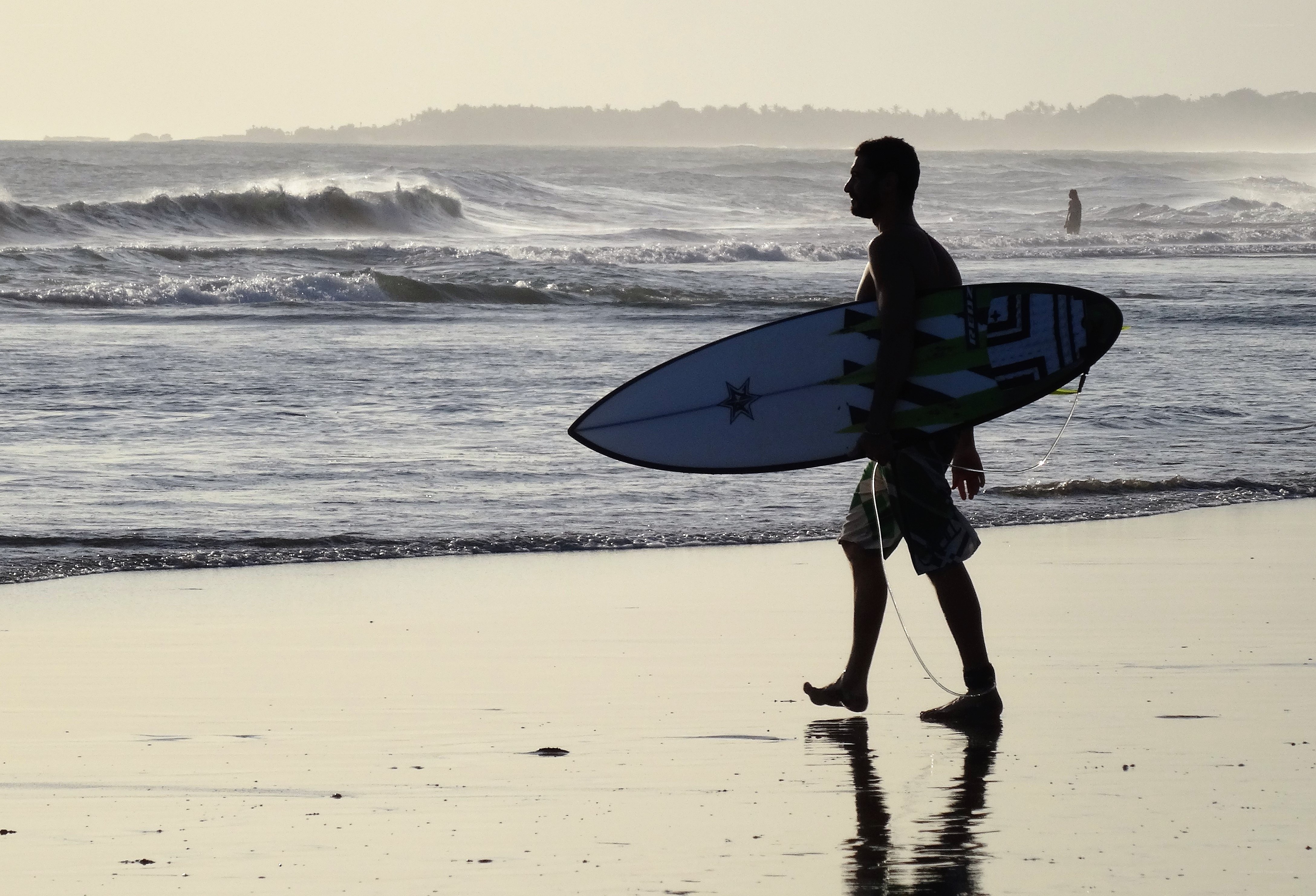 Surfer at the beach