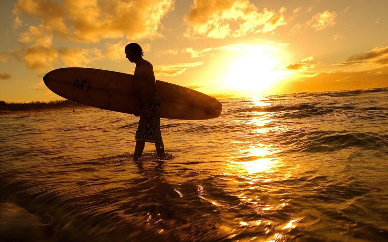 Surfer Carrying Board — Gold