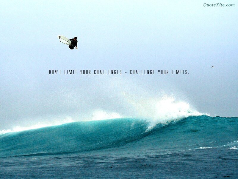 Surfer challenges limits
