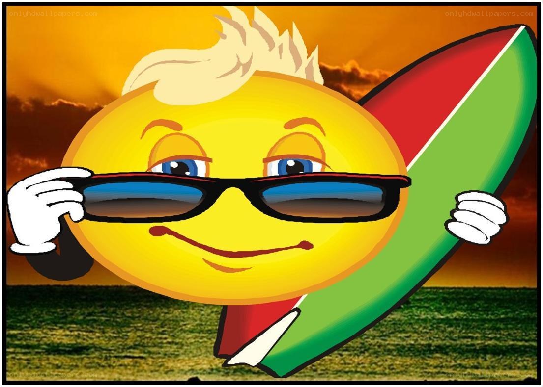 surfer emoji with sunglasses