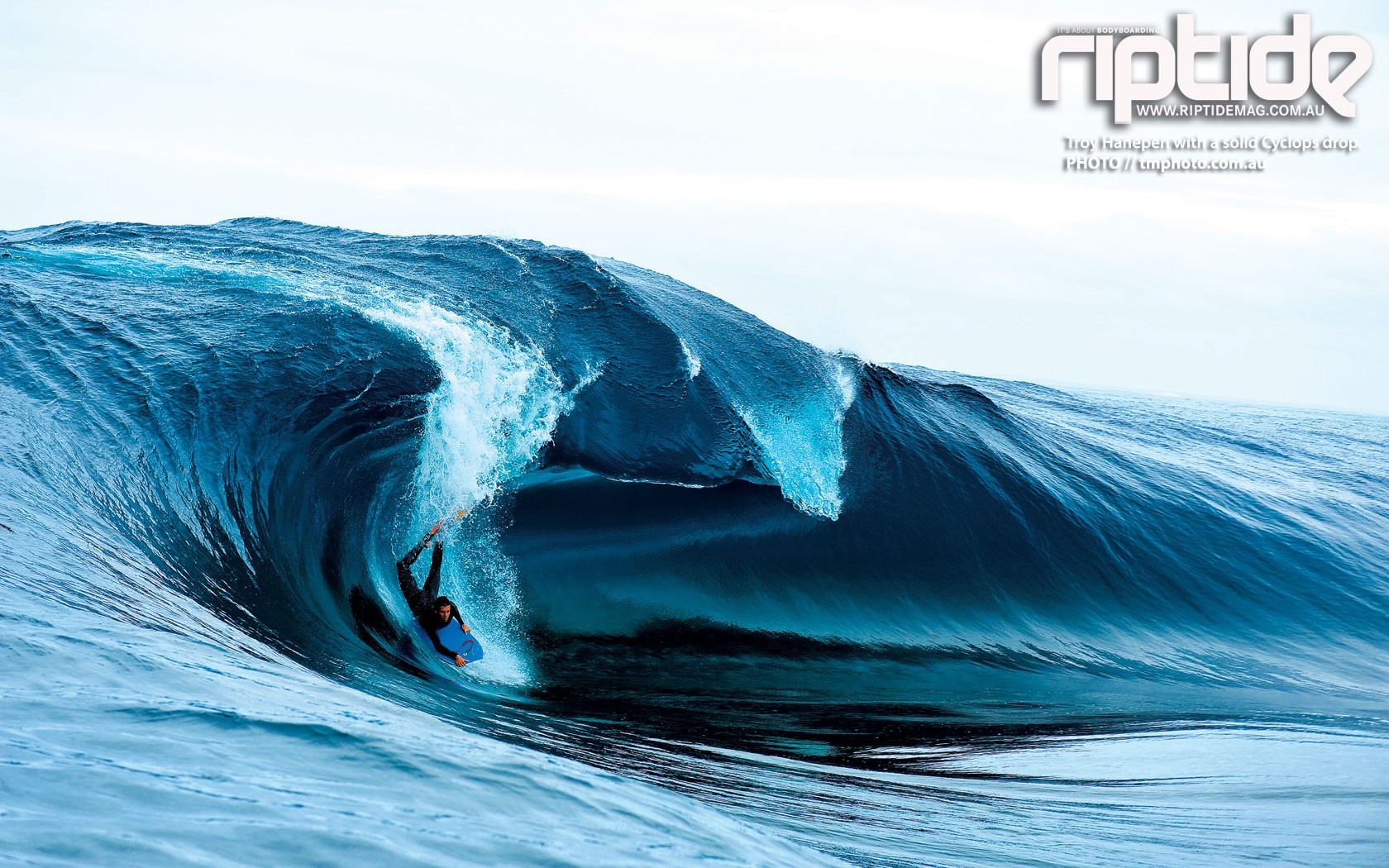 surfer in a large wave