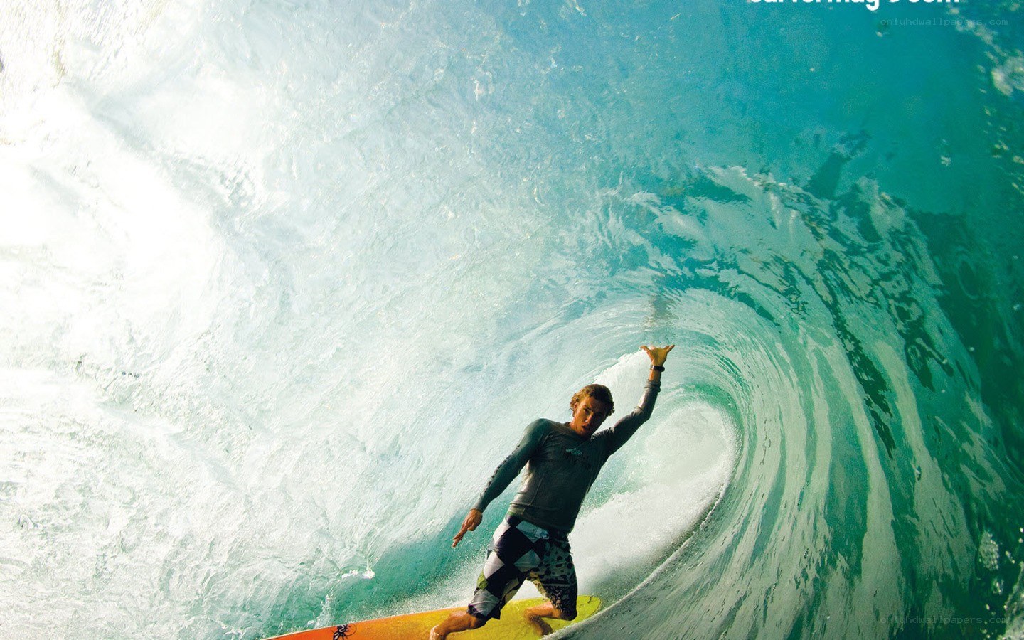 surfer in a wave tunnel