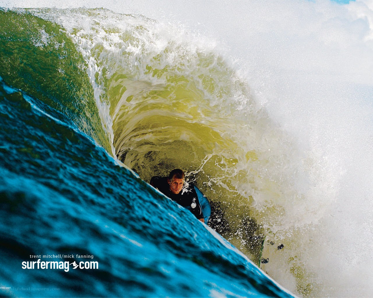 surfer in a wave tunnel