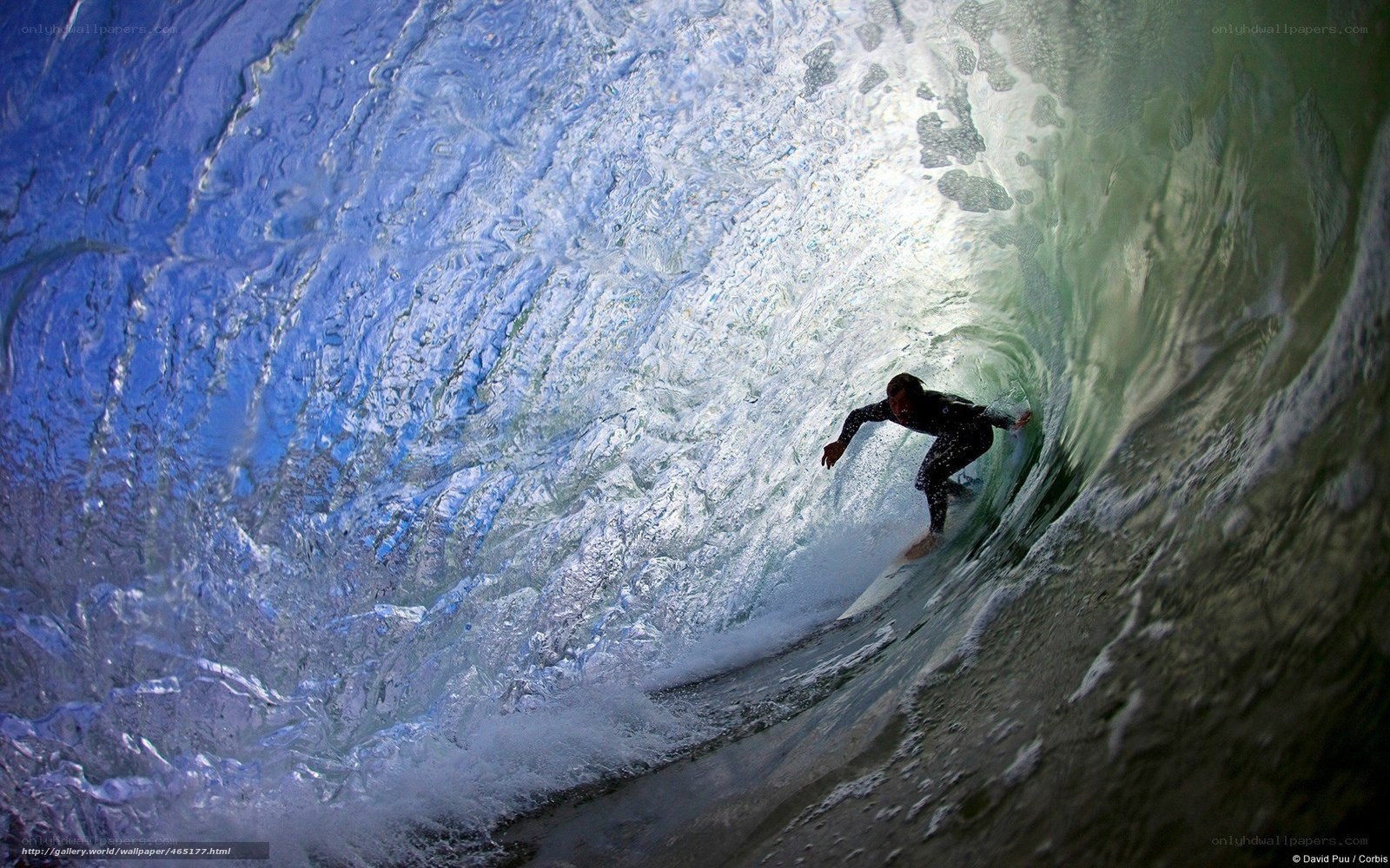 surfer in a wave tunnel