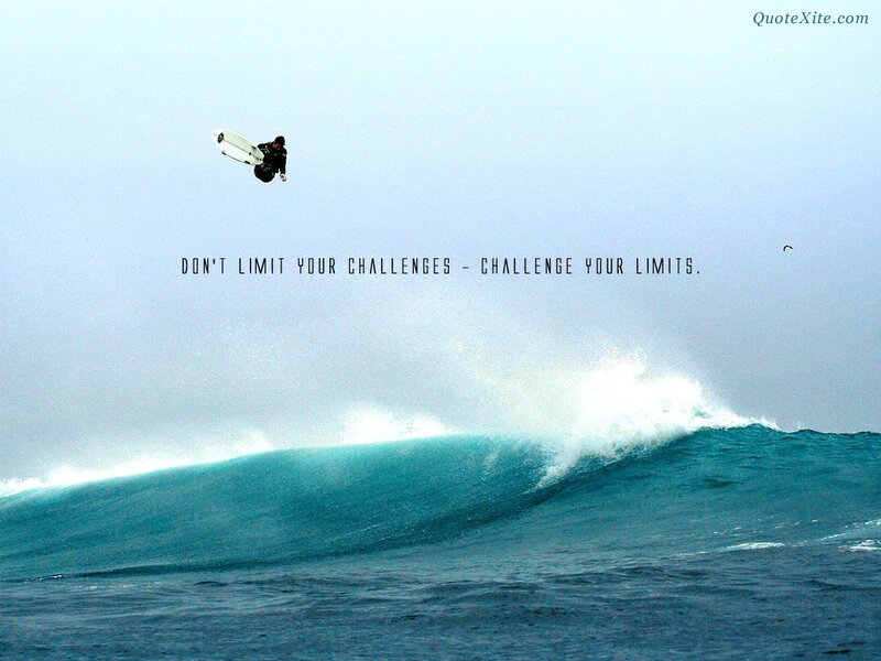 Surfer in Mid-air — Blue, Dramatic