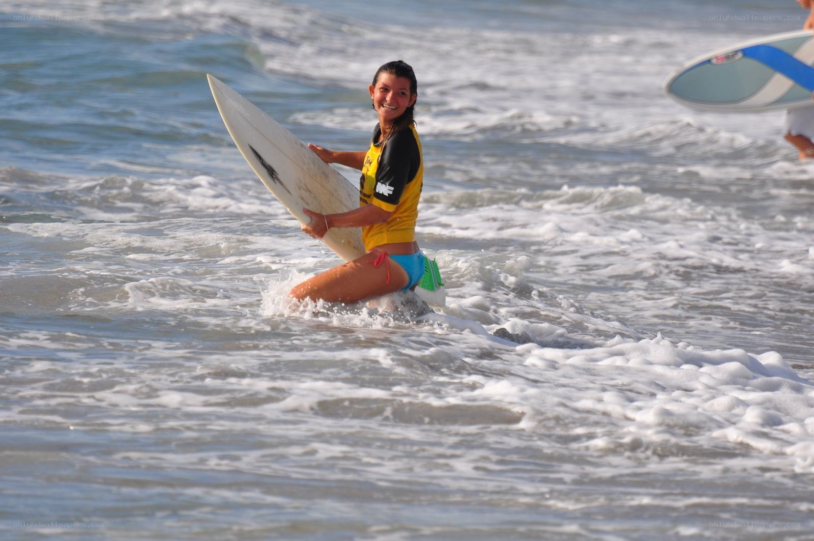 Surfer in the waves