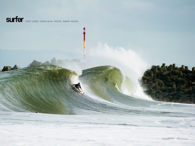 Surfer in Wave Tunnel — Green, Dynamic