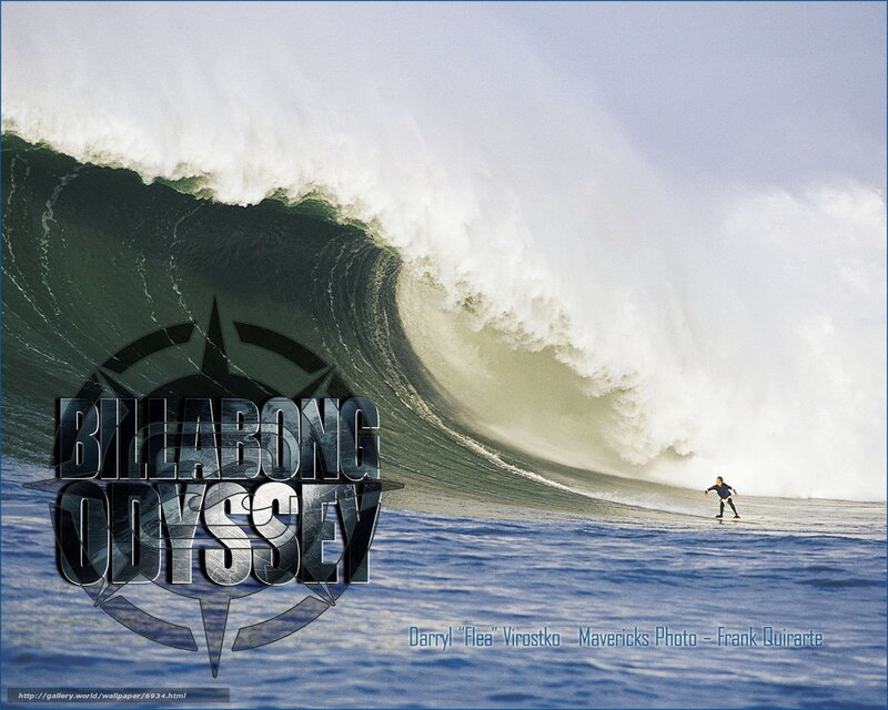 Surfer on a massive wave