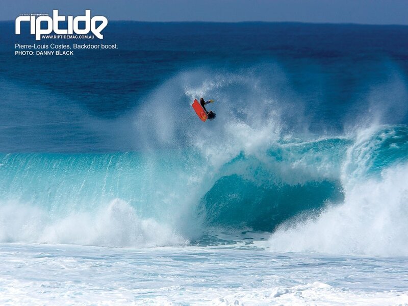 Surfer on a wave