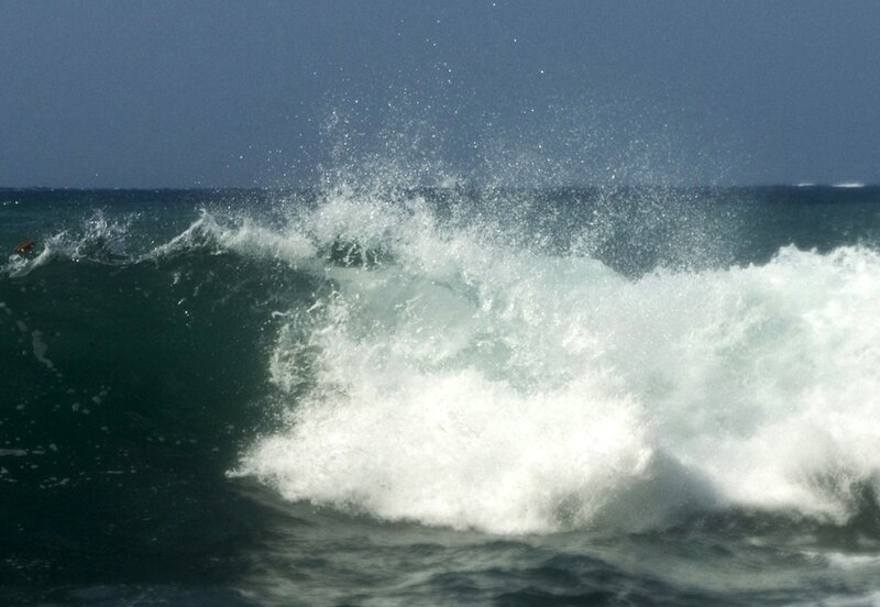 Surfer on Breaking Wave