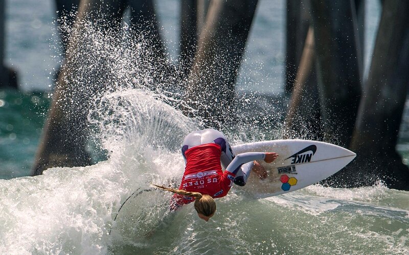 Surfer on Surfboard