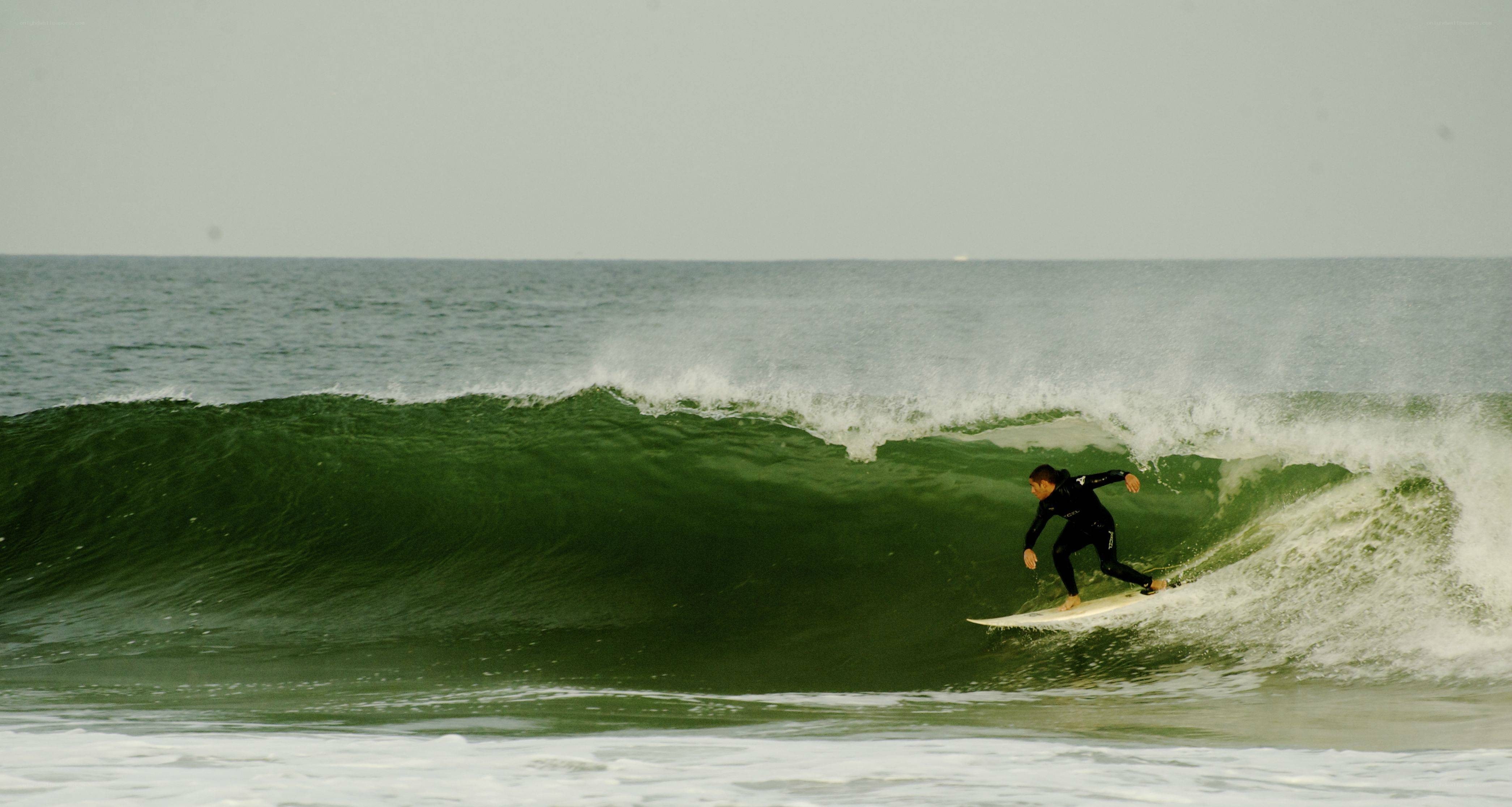 surfer riding a wave