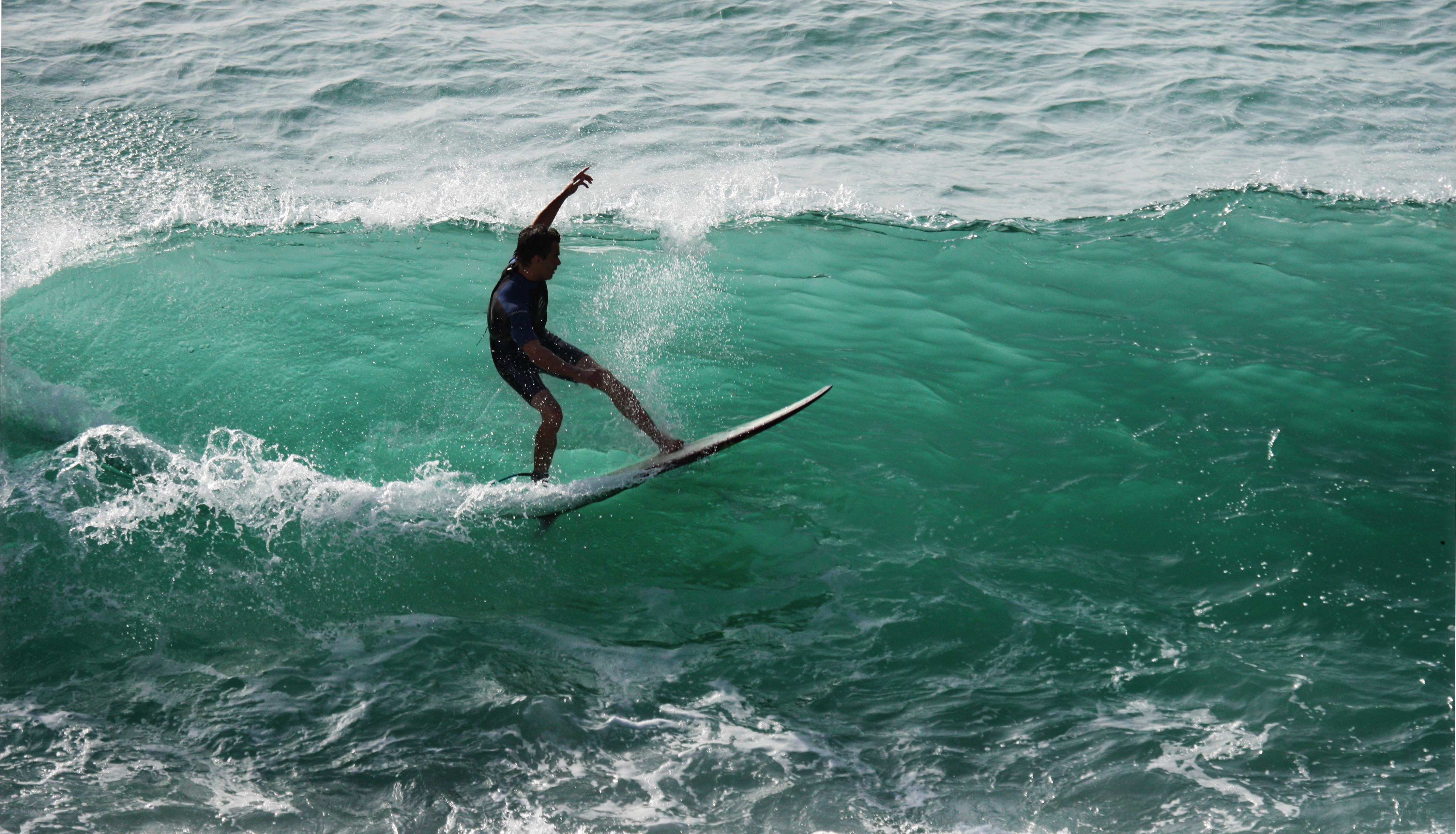 surfer riding a wave
