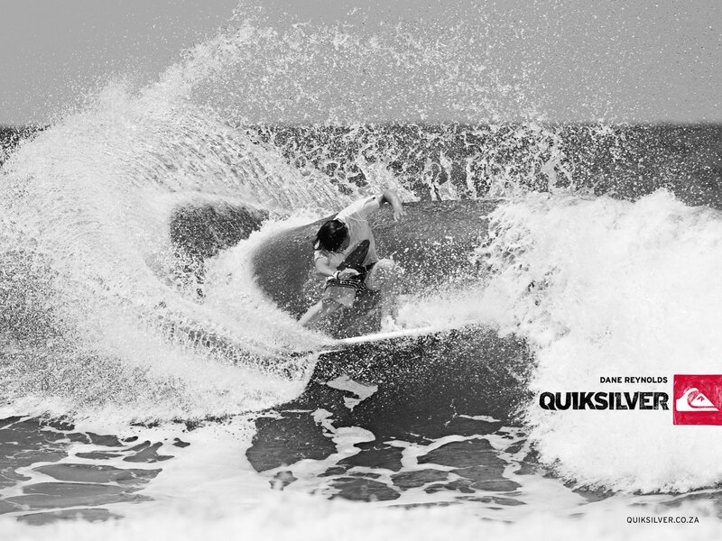 Surfer Riding Wave — Black, Dynamic