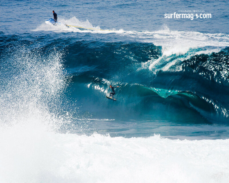 Surfer Riding Wave — Blue, Dynamic, Afternoon, Photograph, Jet Ski
