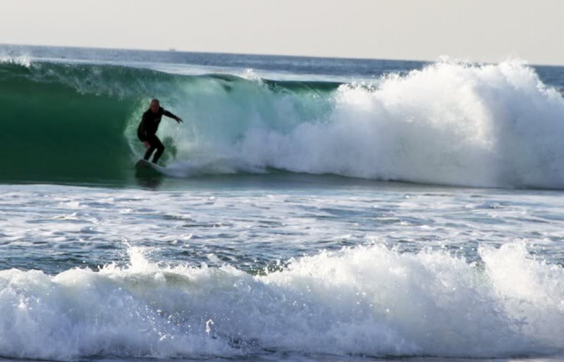 Surfer Riding Wave — Blue, Dynamic, Afternoon, Photograph, Ocean