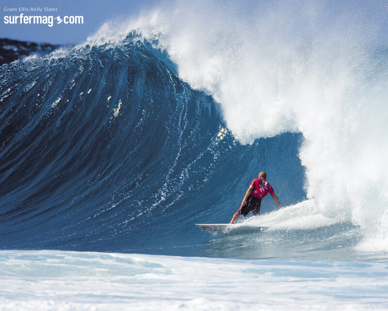 Surfer Riding Wave — Dramatic, Afternoon