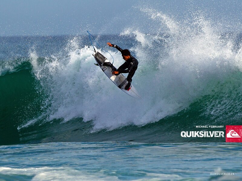 Surfer Riding Wave — Dynamic, Ocean