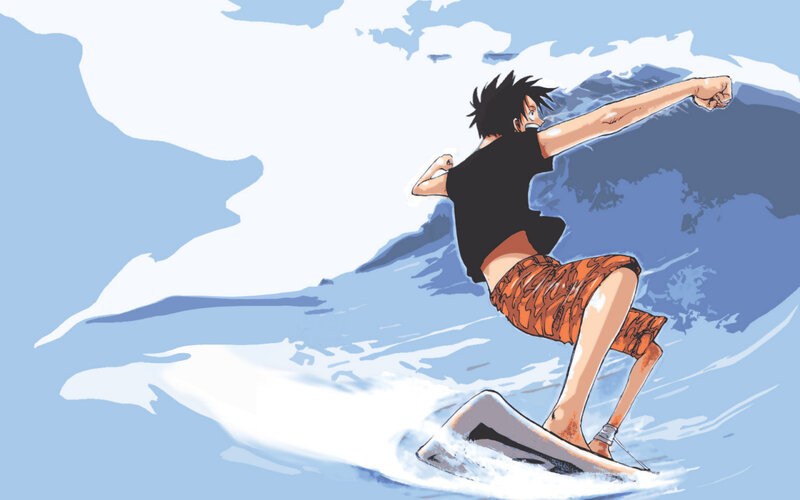 Surfing on a wave