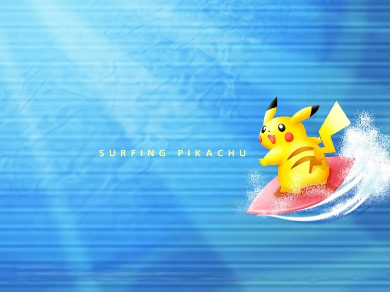 Surfing Pikachu
