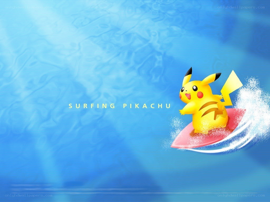 Surfing Pikachu