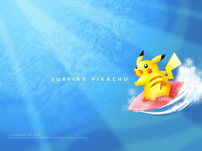 Surfing Pikachu
