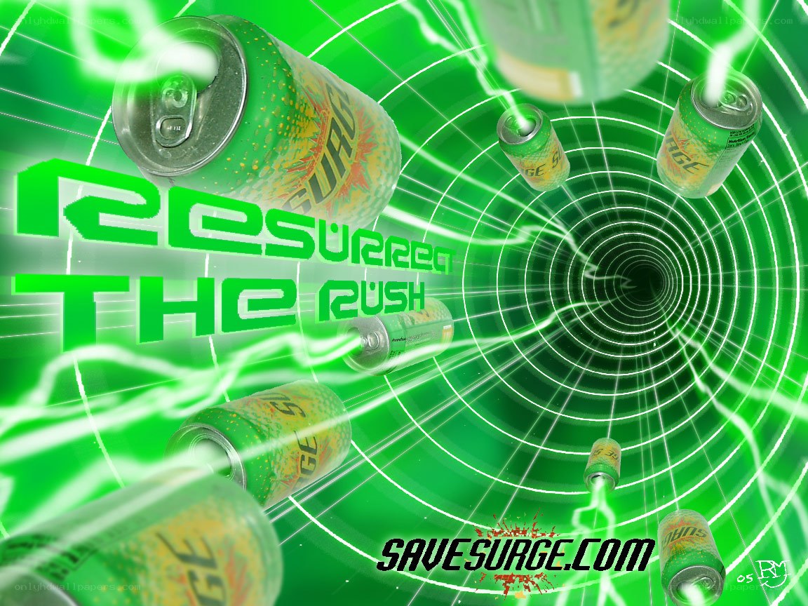 Surge energy drink ad