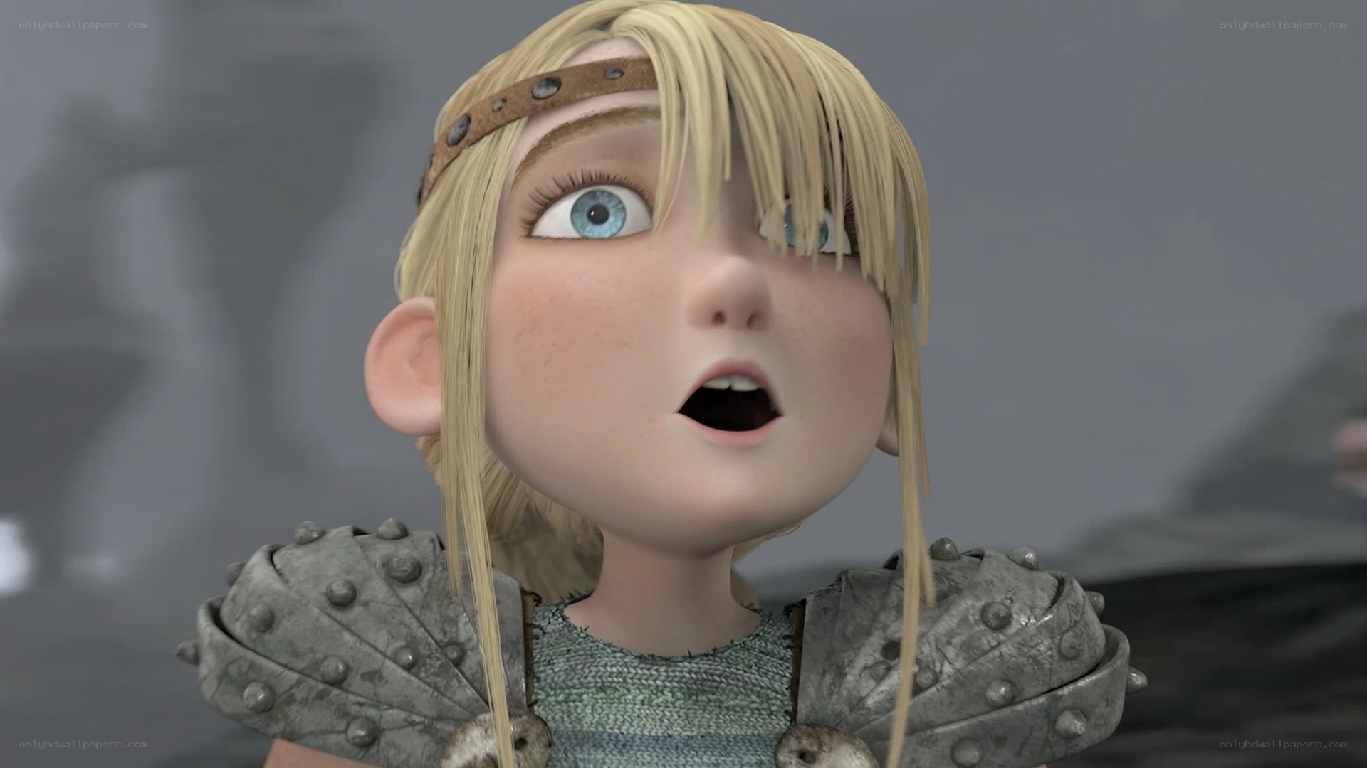 surprised animated character