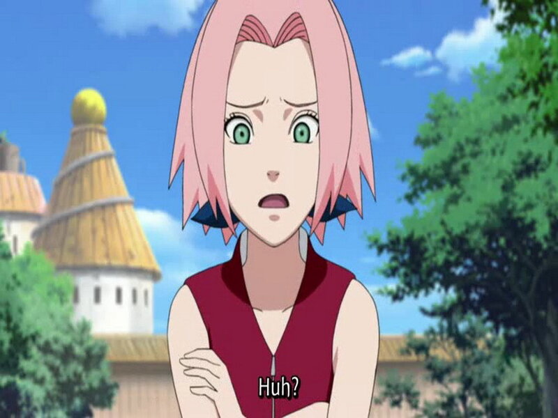 Surprised anime character