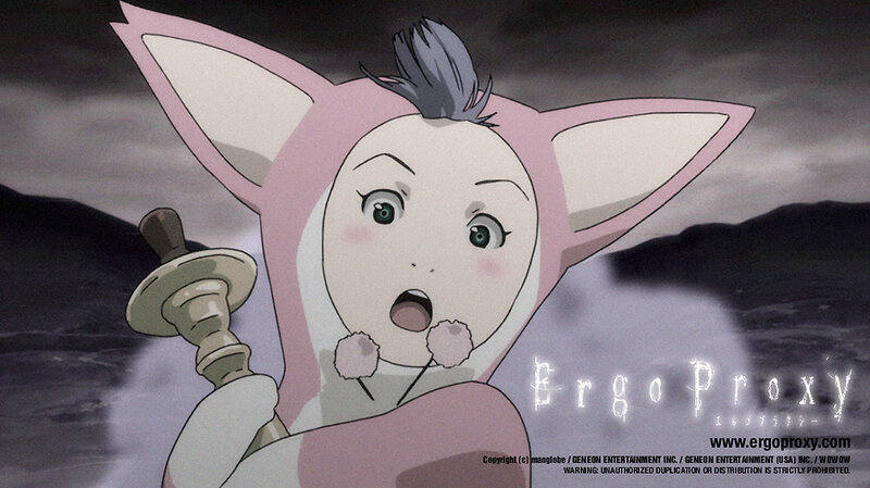 Surprised anime character with sword