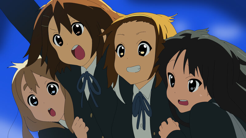 surprised anime girls