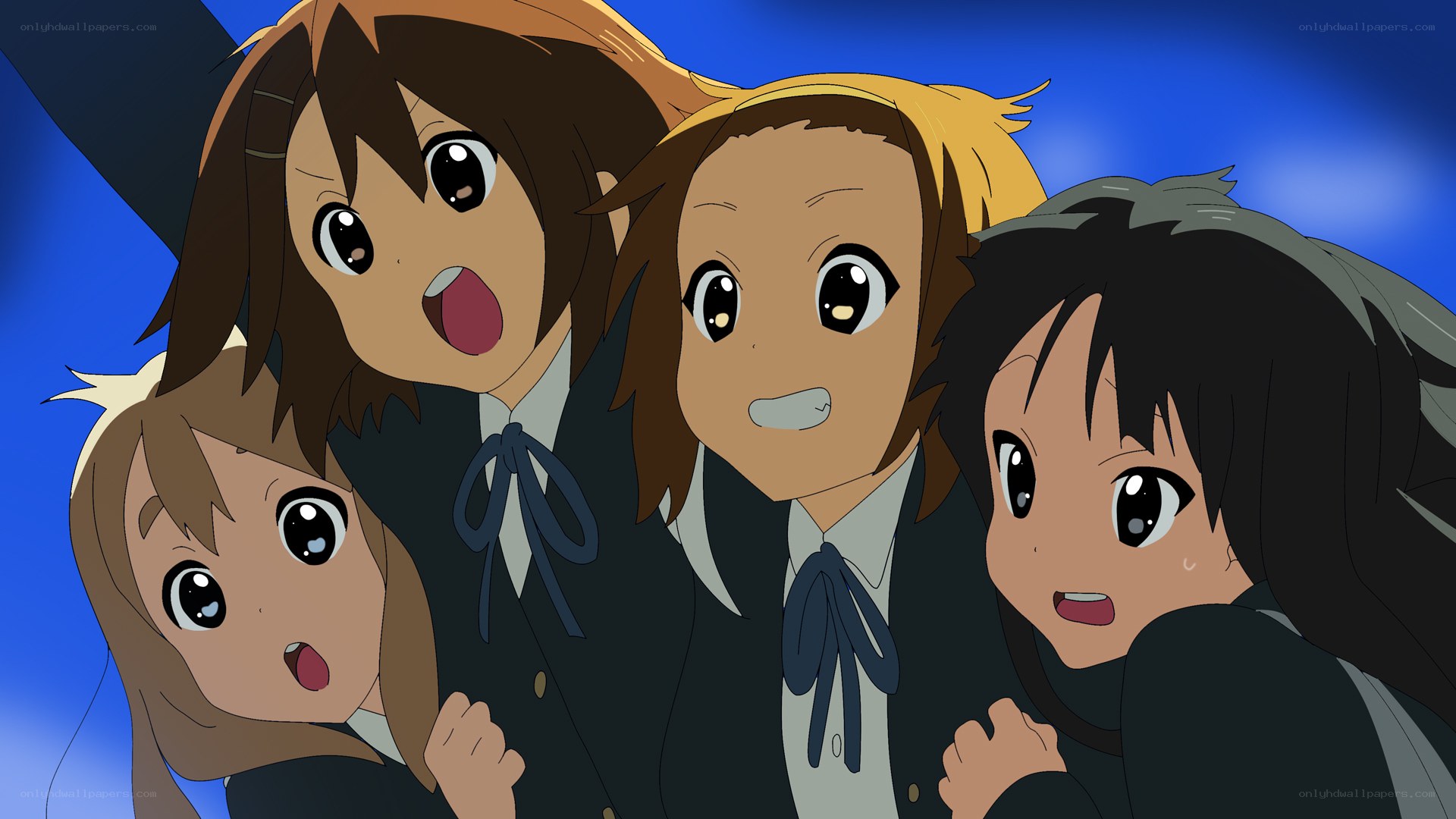 surprised anime girls