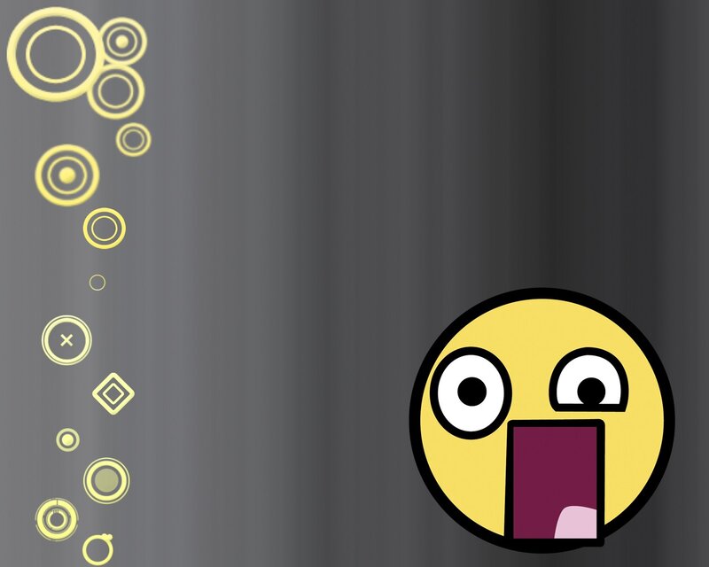 surprised emoji with bubbles