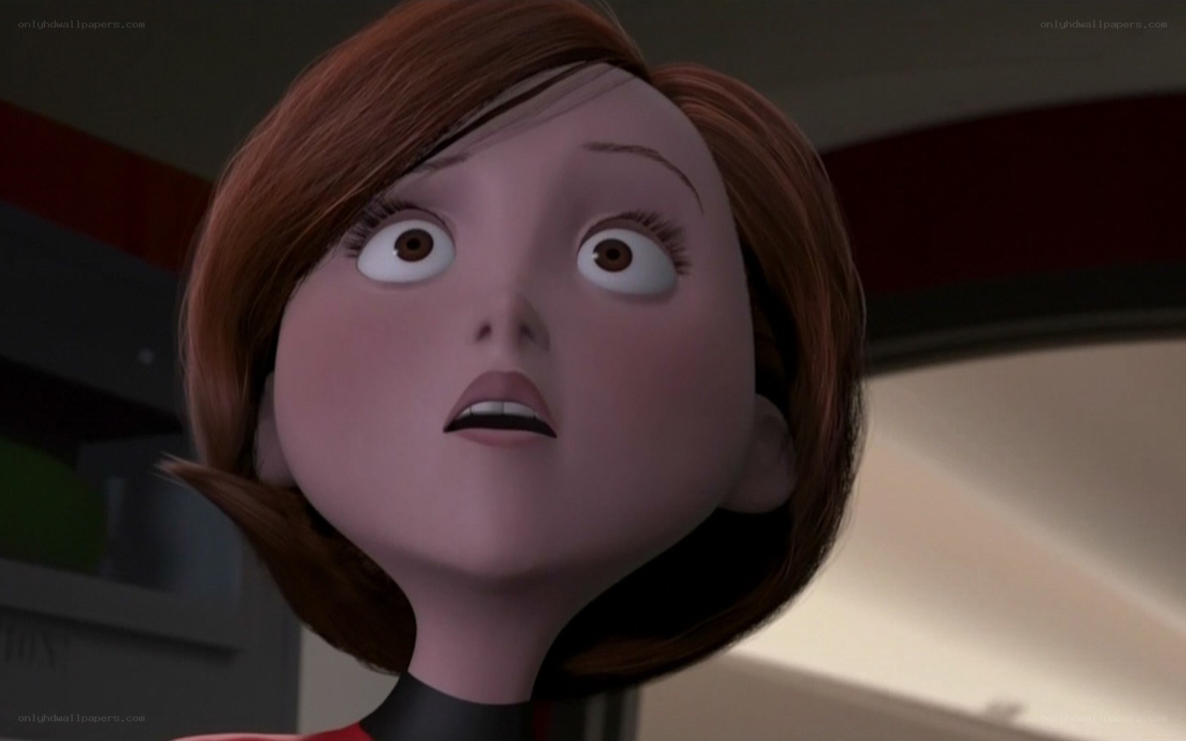 surprised woman character