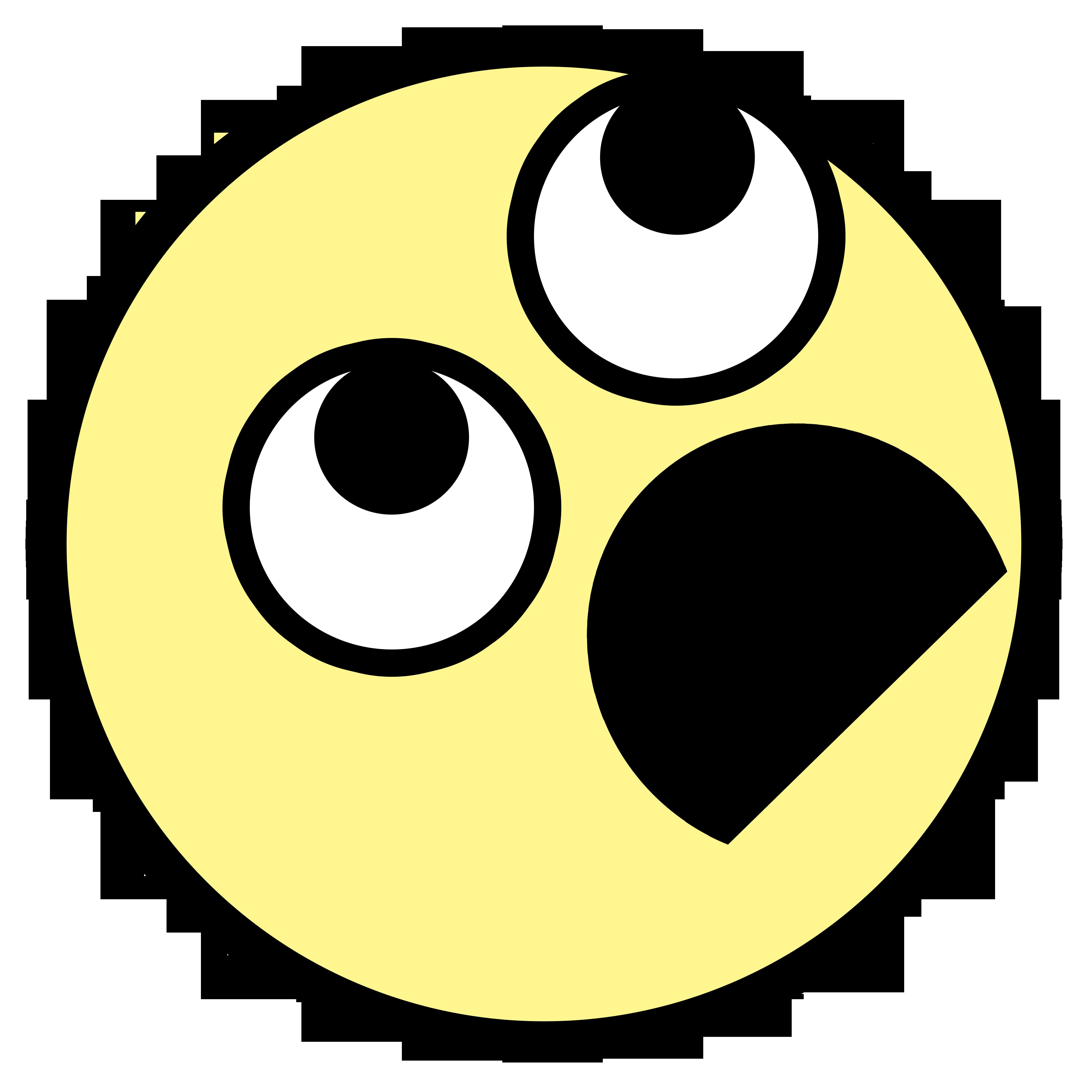 surprised yellow face