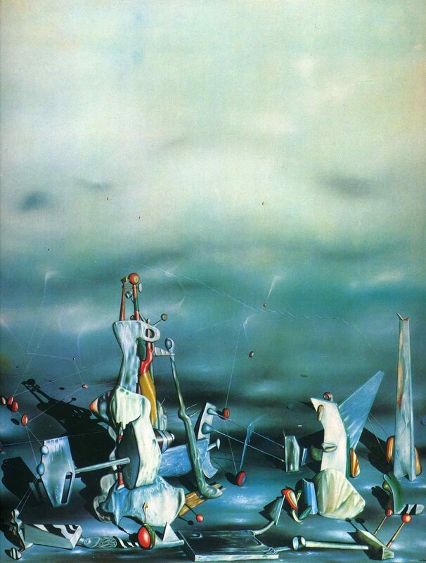 Surreal abstract composition