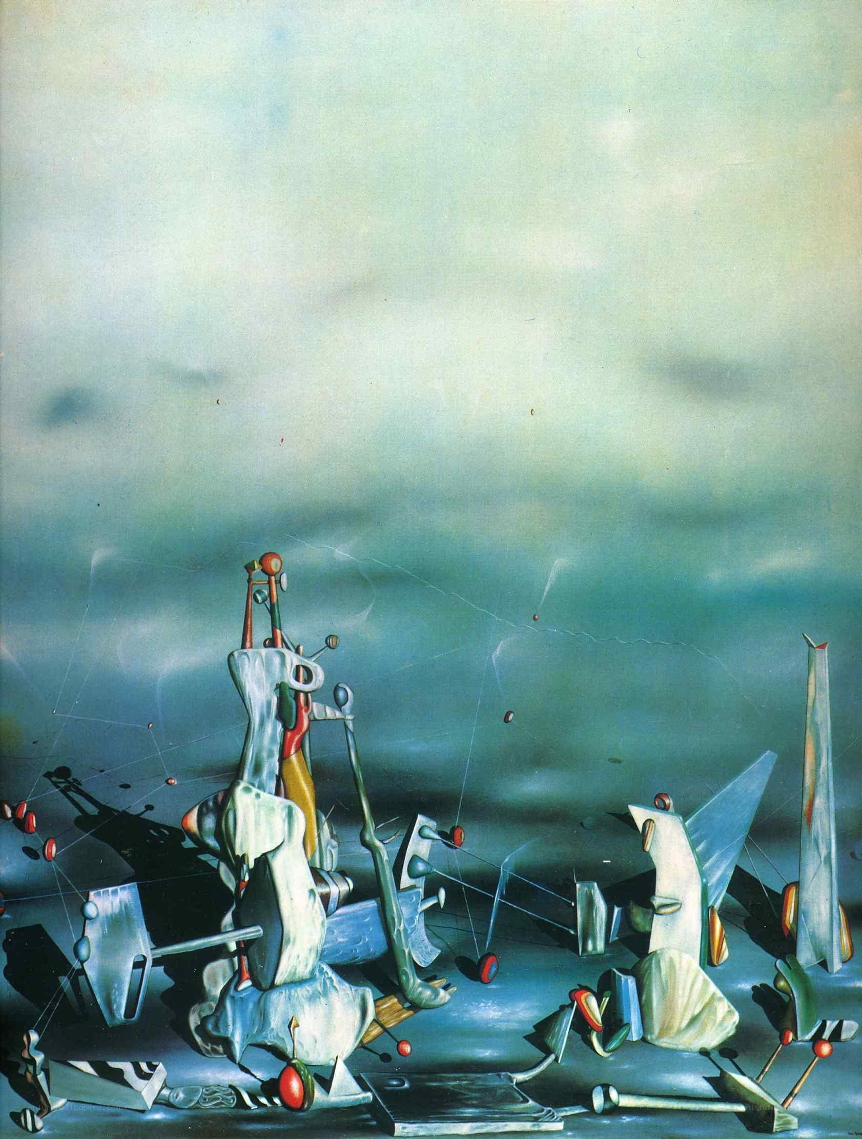 Surreal abstract composition